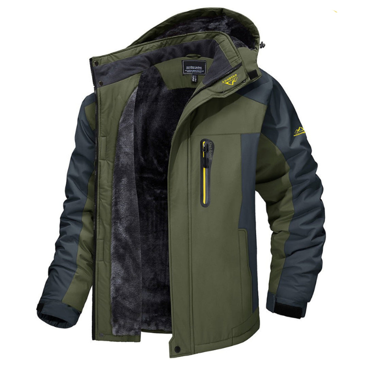 Winter Jacket with Waterproof Heavy Duty and Fleece Lined - Image 1