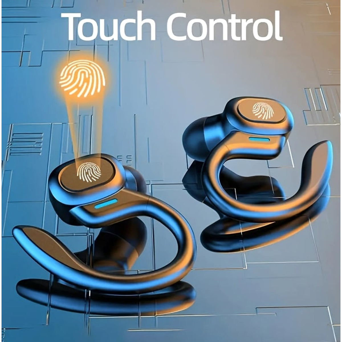Wireless Earbuds With IPX7 Waterproofing Ergonomic Fit And Touch Control For Sport - Image 6