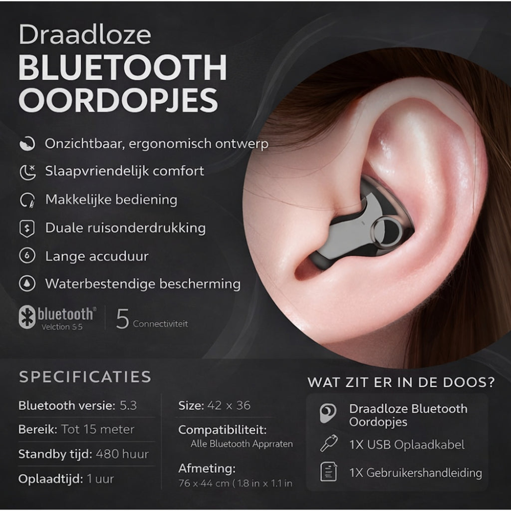 Wireless Earbuds With Noise Cancellation And Charging Case - Image 9