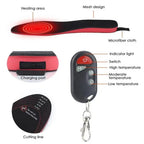 Wireless Heated Shoe Insoles With Remote Control Arch Support And USB Charging With 3 Heat Levels Trim To Fit Sizing - Image 4