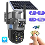 Wireless Security Camera With Solar Panel Featuring Pan Tilt And Completely Autonomous Full 360° Rotation With Intelligent Motion And Human Detection - Image 4