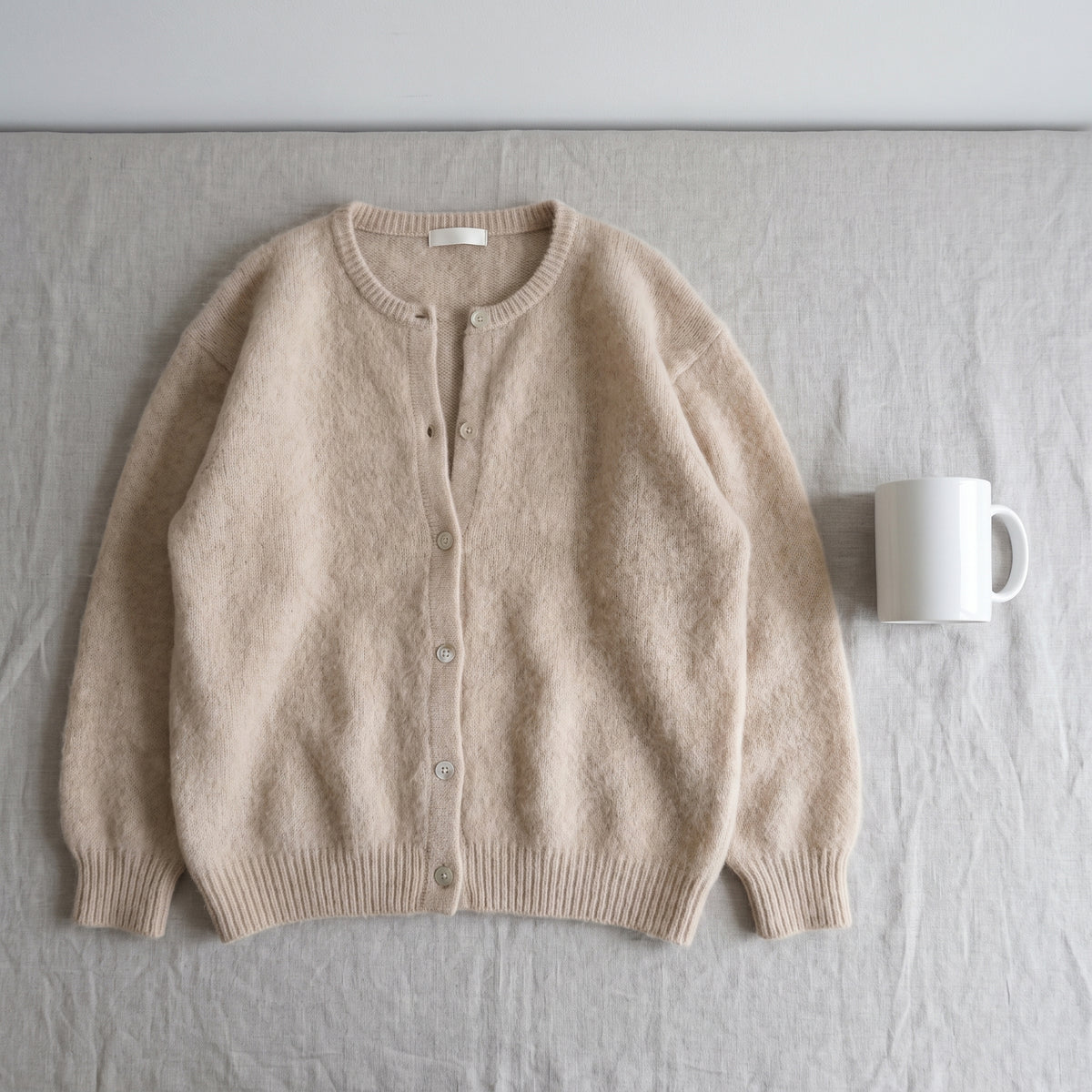 Women's Cardigan Button-Up Sweater Relaxed Fit Oversized Style - scale