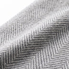 Women's Herringbone Blazer with Flattering Longline Fit and Notch Lapel - detail