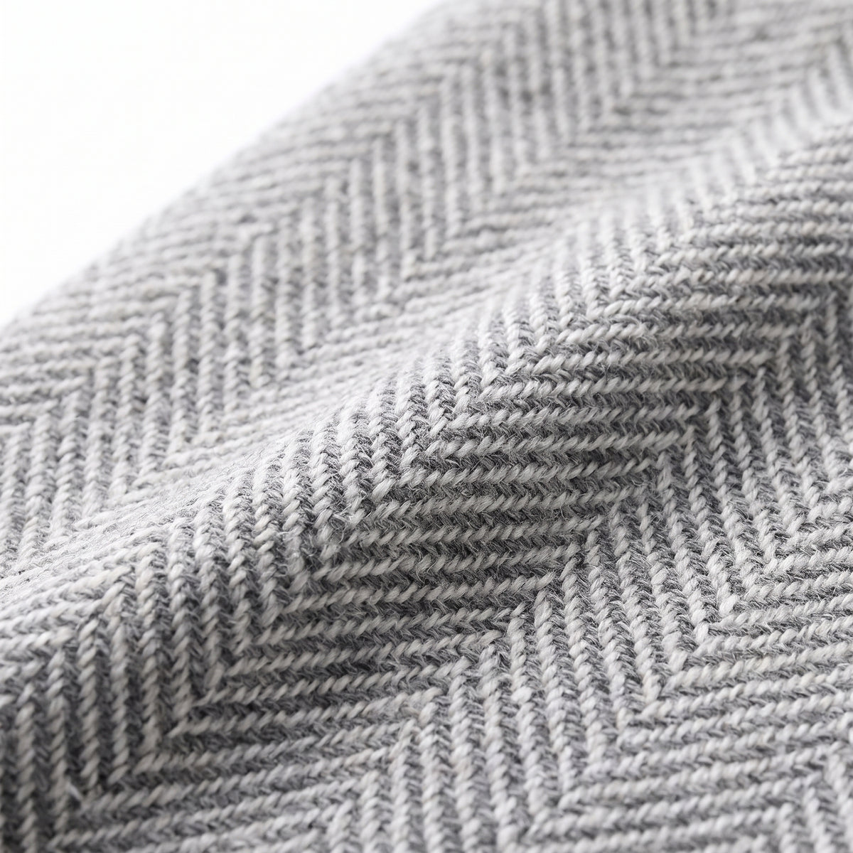 Women's Herringbone Blazer with Flattering Longline Fit and Notch Lapel - detail