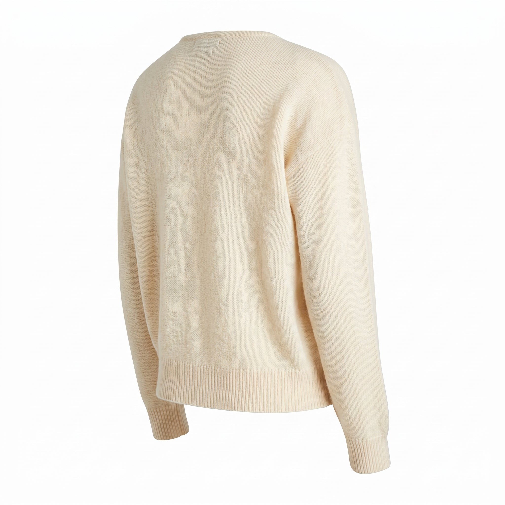 Women's Knit Cardigan with Relaxed Button-Front and Long-Sleeve - angle