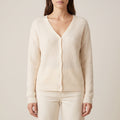 Women's Knit Cardigan with Relaxed Button-Front and Long-Sleeve - hero