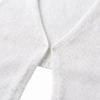 Women's Knit Vest Top With V-Neck And Closure For Fabric - detail