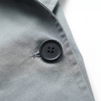 Women's Hooded Trench Coat Single-Breasted Knee-Length Pockets - detail