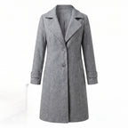 Women's Trench Coat Double-Breasted Longline With Lapels - studio