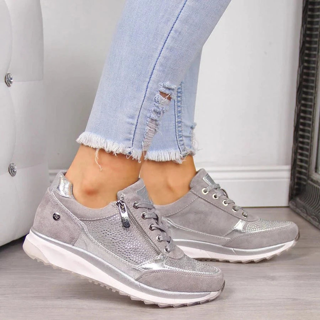Women Shoes with Supportive Sneaker Design and Cushioning - Image 1