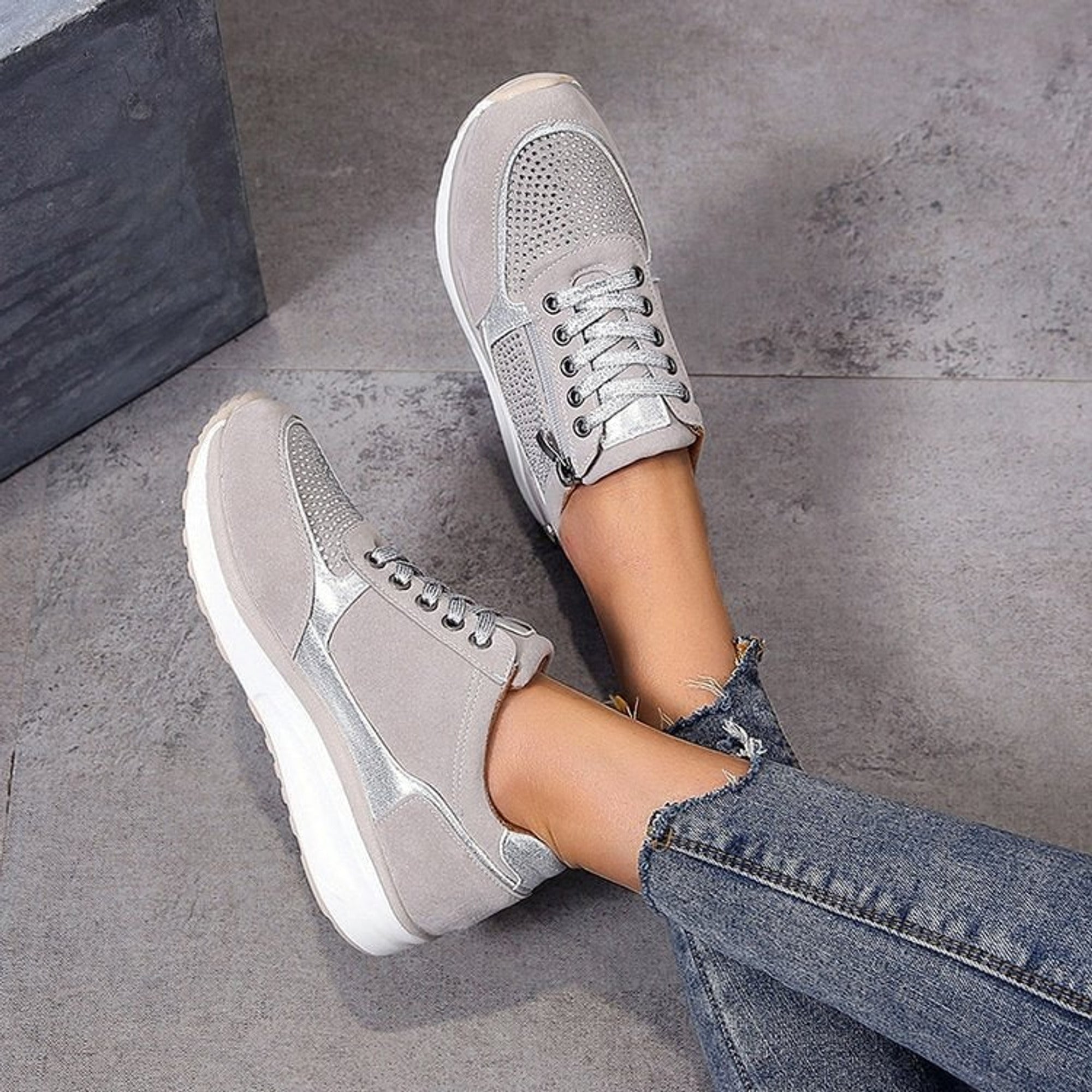 Women Shoes with Supportive Sneaker Design and Cushioning - Image 6