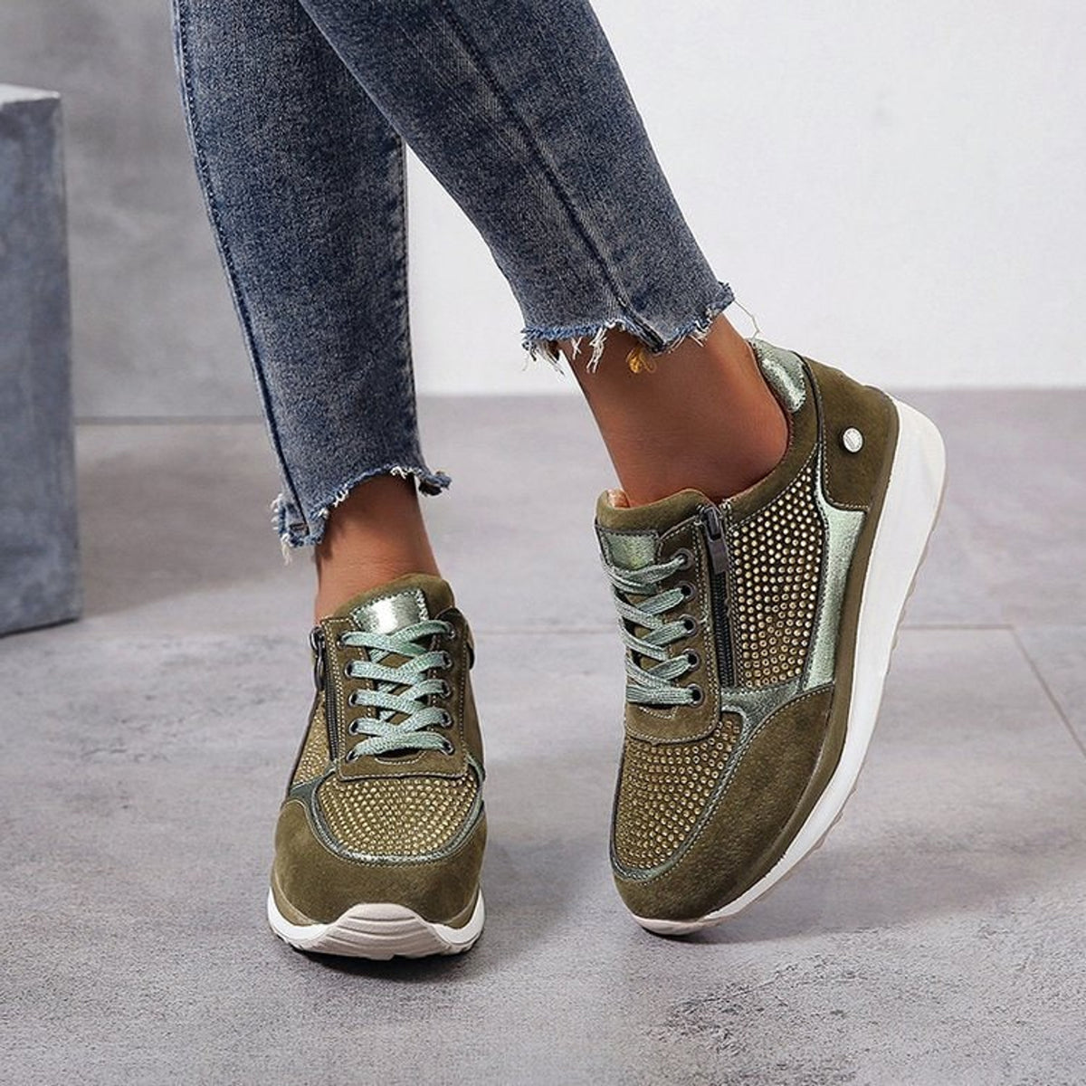 Women Shoes with Supportive Sneaker Design and Cushioning - Image 8