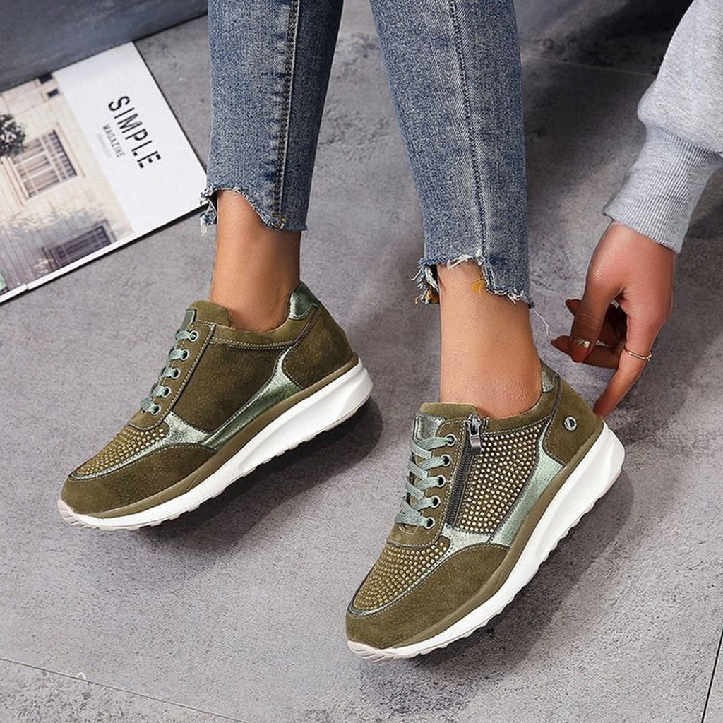 Women Shoes with Supportive Sneaker Design and Cushioning - Image 9