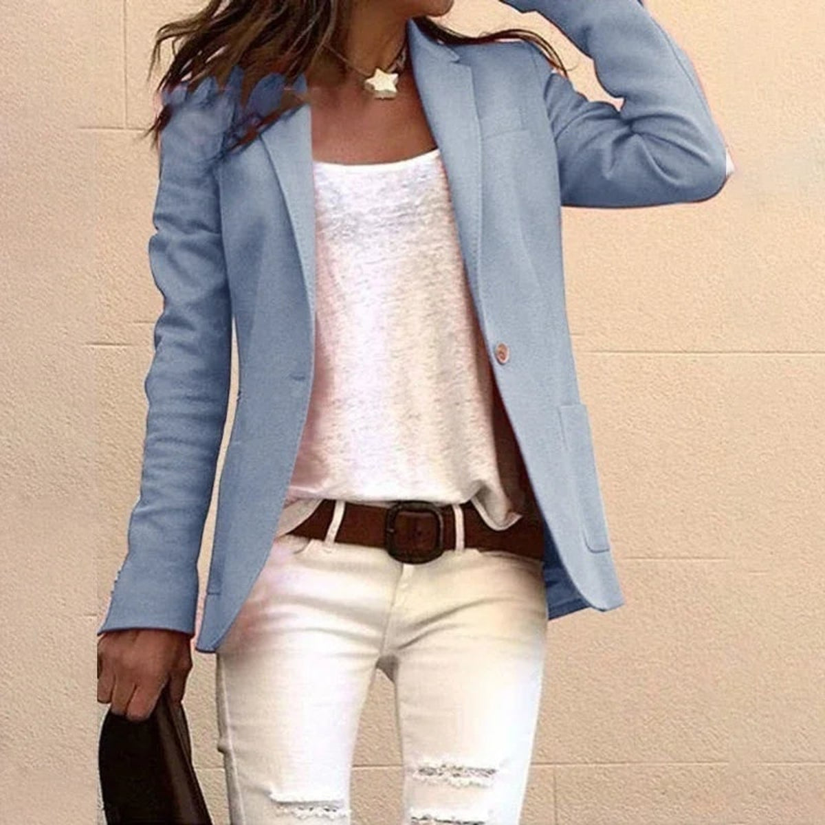 Women's Blazer with Flattering Tailored Fit and Lapel - Image 2