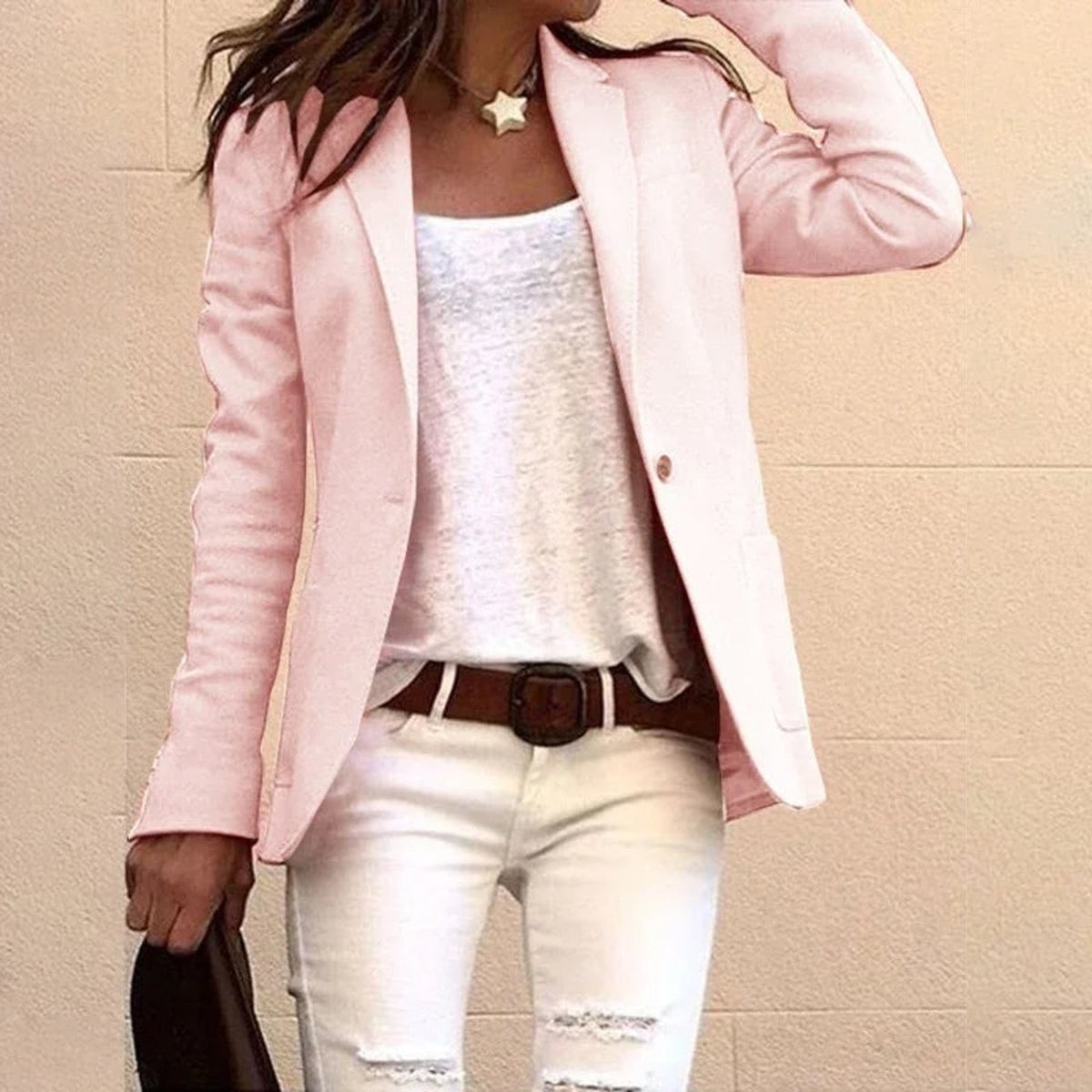 Women's Blazer with Flattering Tailored Fit and Lapel - Image 3