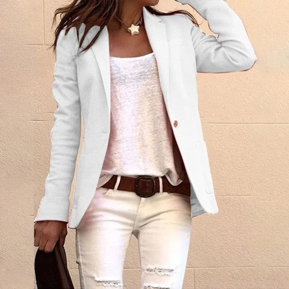 Women's Blazer with Flattering Tailored Fit and Lapel - Image 5