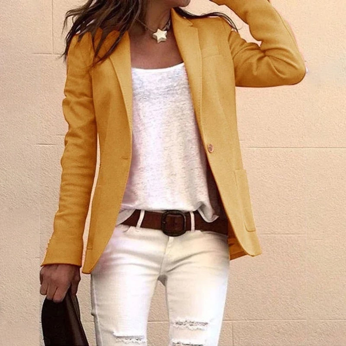 Women's Blazer with Flattering Tailored Fit and Lapel - Image 6