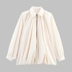 Women's Bomber Jacket with Relaxed Oversized Fit and Batwing Sleeves - Image 4