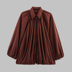 Women's Bomber Jacket with Relaxed Oversized Fit and Batwing Sleeves - Image 6