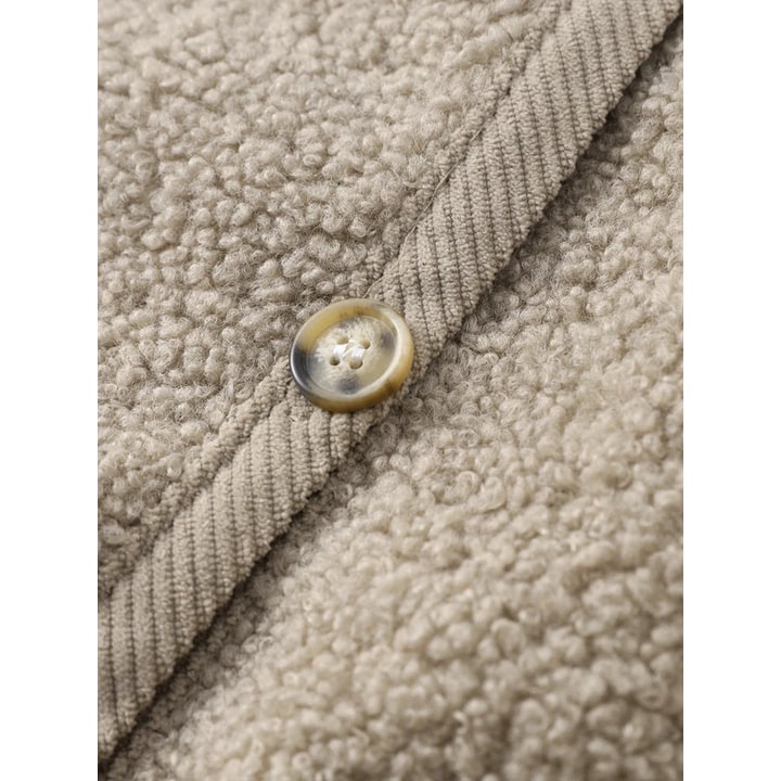Women's Cardigan Jacket with Relaxed Cropped Fit and Button-Front - Image 6