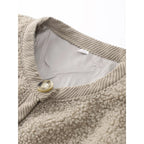 Women's Cardigan Jacket with Relaxed Cropped Fit and Button-Front - Image 7