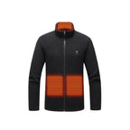 Women's Heated Fleece Jacket With Stand Collar And USB Zip Front For Portable Warmth - Image 3