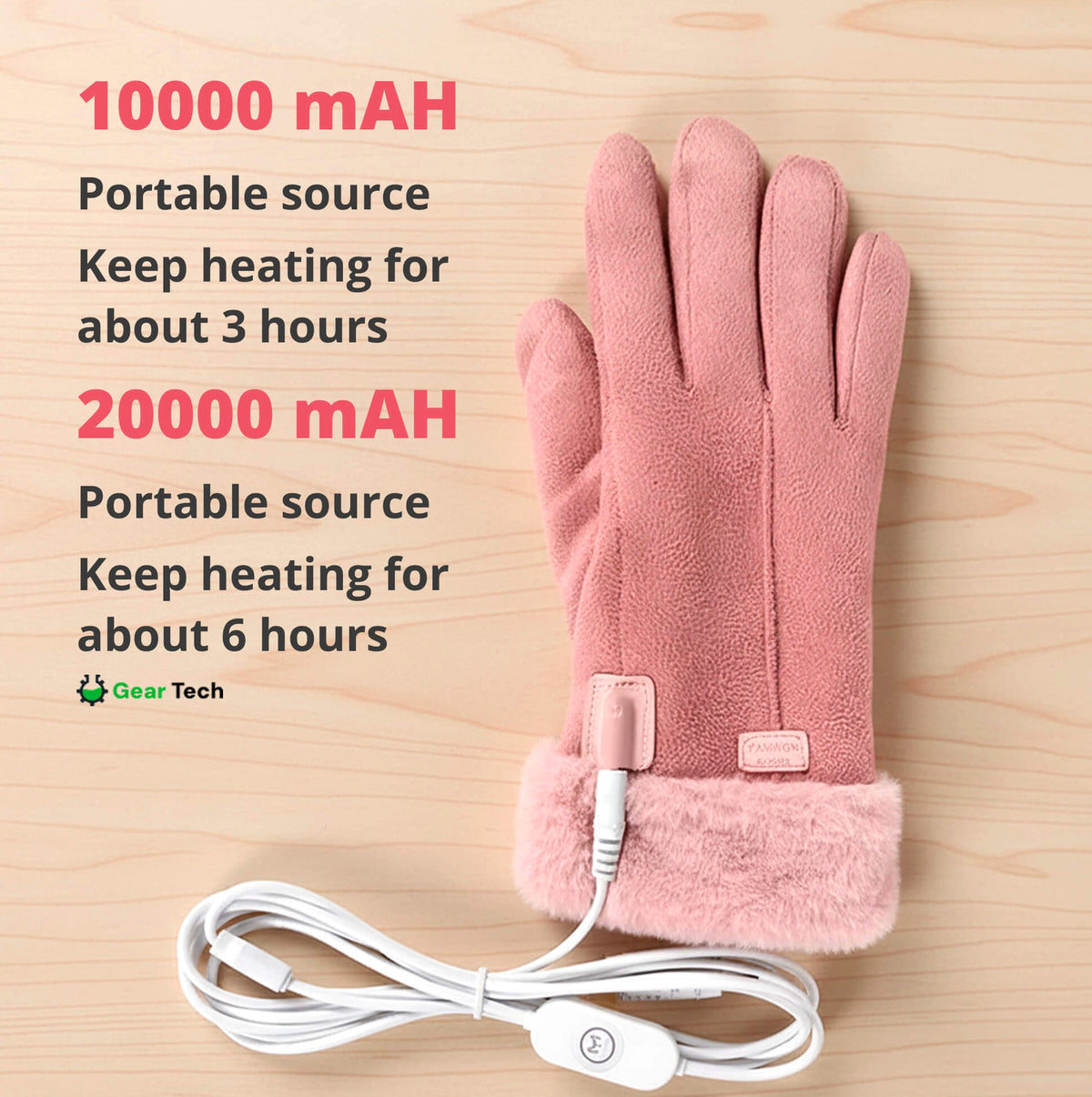 Women's Heated Gloves With Touchscreen And USB Rechargeable Warm Design - Image 9