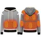 Women's Heated Hoodie USB Powered Pullover Sweatshirt With Built-In Heating Zones And Kangaroo Pocket - Image 4