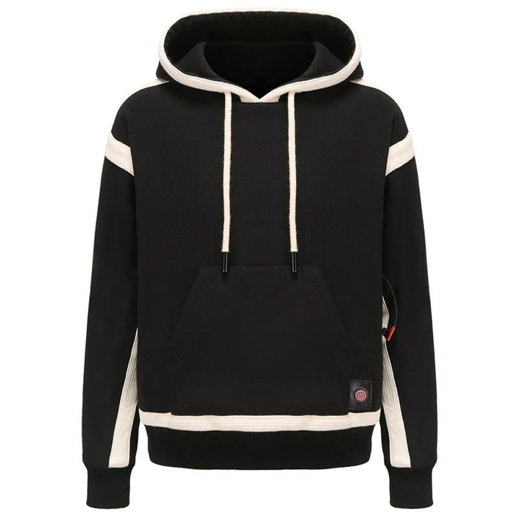 Women's Heated Hoodie USB Powered Pullover Sweatshirt With Built-In Heating Zones And Kangaroo Pocket - Image 2