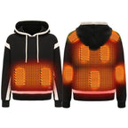 Women's Heated Hoodie USB Powered Pullover Sweatshirt With Built-In Heating Zones And Kangaroo Pocket - Image 1