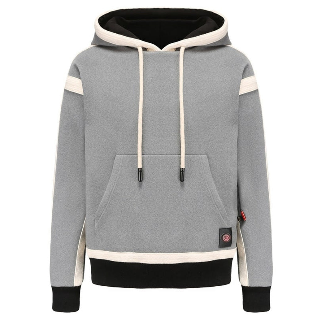 Women's Heated Hoodie USB Powered Pullover Sweatshirt With Built-In Heating Zones And Kangaroo Pocket - Image 5