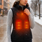Women's Heated Vest With 9 Heating Zones And USB Power Bank Compatibility - Image 1