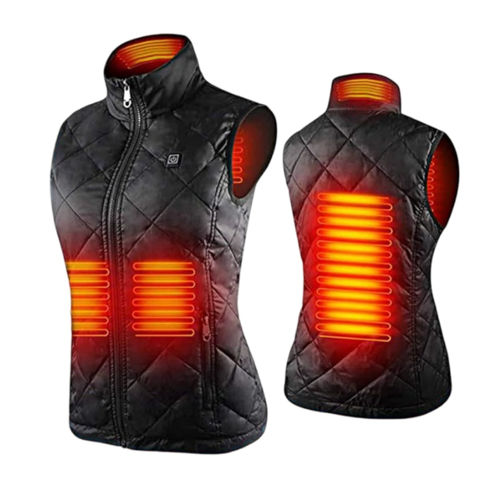 Women's Heated Vest With 9 Heating Zones And USB Power Bank Compatibility - Image 7