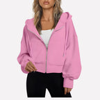 Women's Hoodie with Relaxed Zip-Up Fit and Hood - Image 16