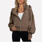 Women's Hoodie with Relaxed Zip-Up Fit and Hood - Image 17