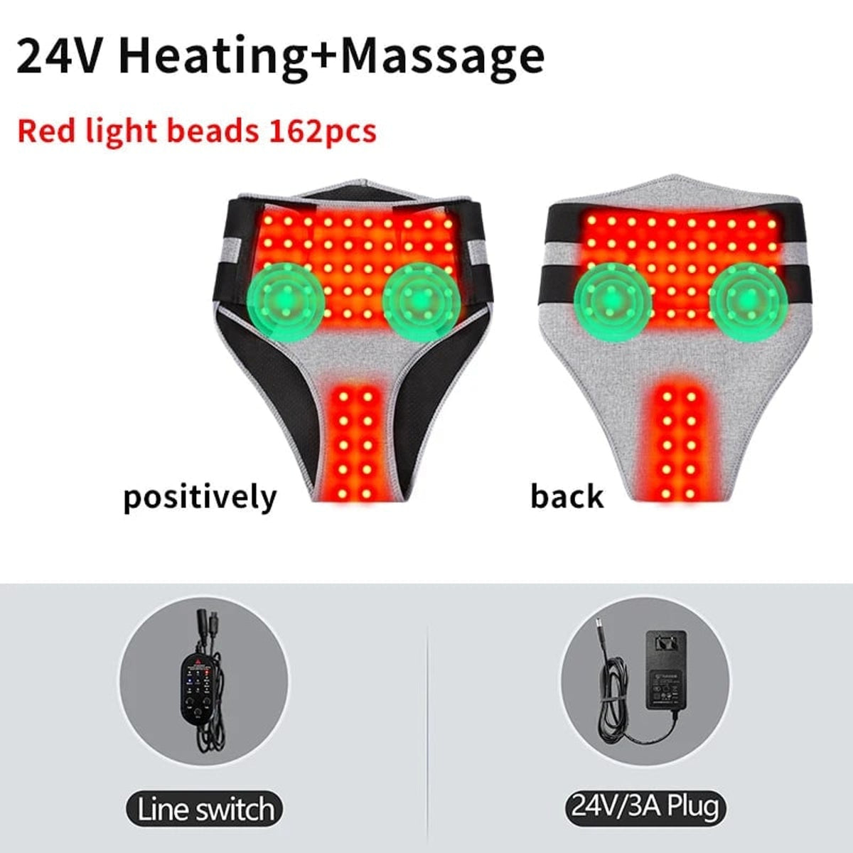 Women's Menstrual Heating Pad With Electric Heat And Wearable Abdominal Lower Back Wrap For Targeted Cramp Relief And Massage Modes - Image 14
