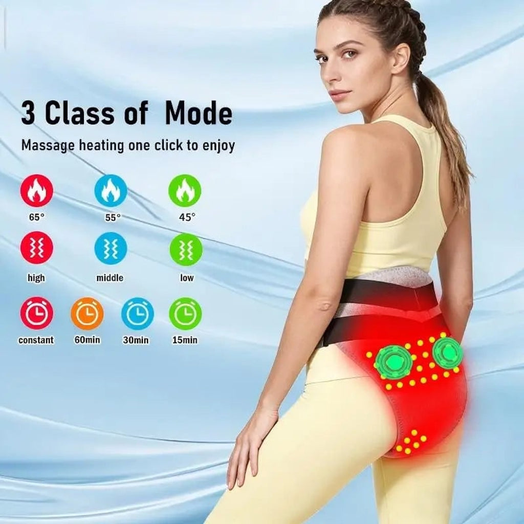 Women's Menstrual Heating Pad With Electric Heat And Wearable Abdominal Lower Back Wrap For Targeted Cramp Relief And Massage Modes - Image 3
