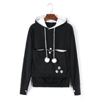 Women's Pet Carrier Hoodie With Front Pouch - Image 4