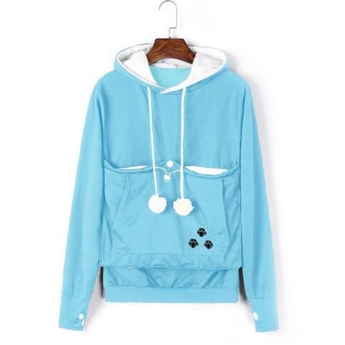 Women's Pet Carrier Hoodie With Front Pouch - Image 8
