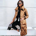 Women's Quilted Coat with Flattering Puffer Jacket and Zip-Front - Image 4