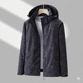 Women's Rain Jacket Relaxed Full-Zip Leaf Pattern - Image 1