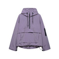 Women's Rain Jacket Relaxed Hooded Anorak Half-Zip - Image 1