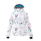 Women's Ski Jacket with Waterproof Shell and Printed Pattern - Image 2