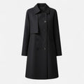 Women's Trench Coat Double Breasted Mid-Length Classic - Image 1