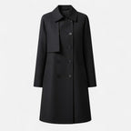 Women's Trench Coat Double Breasted Mid-Length Classic - Image 1