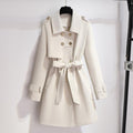 Women's Trench Coat Double-Breasted With Belt - Image 1