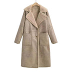 Women's Trench Coat Longline Double-Breasted - Image 5