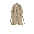 Women's Trench Coat Mid-Length Single-Breasted With Belt - Image 3
