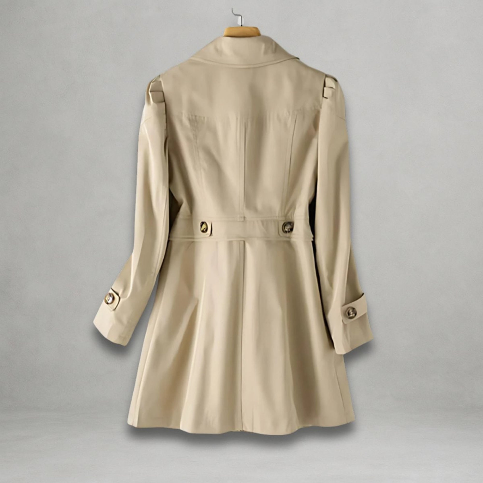 Women's Trench Coat Single-Breasted Long - Image 2