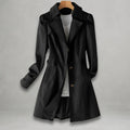 Women's Trench Coat Single-Breasted Long - Image 4